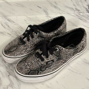 Vans snake print sneakers